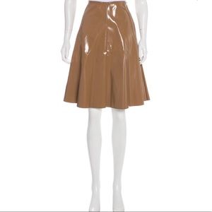 Prada Knee-Length Zip-Up Skirt